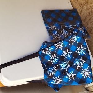 Tote Back w/Snowflakes